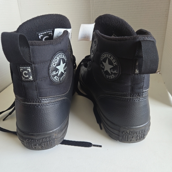 Converse Chuck Taylor Berkshire Boot Cold Fusion Triple Black 171447C Men's 12 - Picture 2 of 5